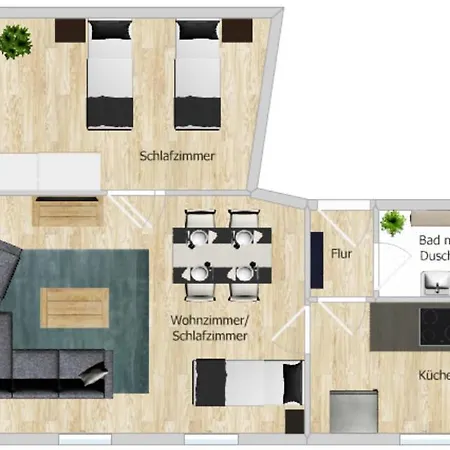 Zentral Und Ruhig In